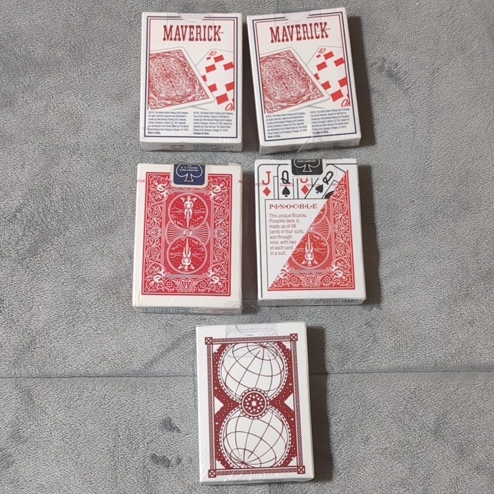 New Playing Cards Poker lot of 5 - Picture 9 of 9